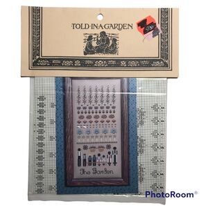 Amish The Garden Counted Cross Stitch Pattern Told In A Garden New